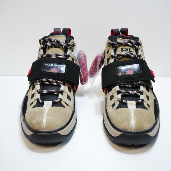 NEW POLO SPORT RALPH LAUREN PS100 HI TOP SHOE MSRP $198 MEN SIZE - 11 - Picture 2 of 7